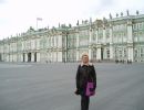 in front of hermitage
